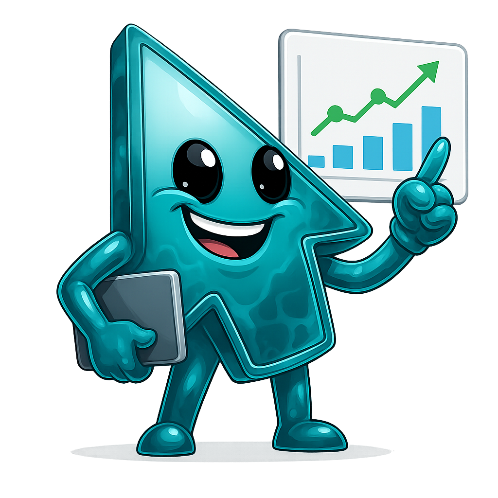 20250930 1055 glossy cursor mascot remix 01k6cx7rnyerb9mnvr8d15ptkx